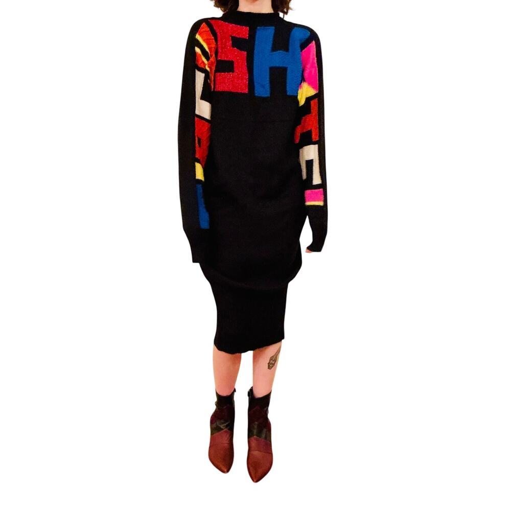 Circus Hotel Reversible Wool Sweater Dress / Sweater Jacket – Medium